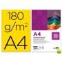 CARTULINA LIDERPAPEL A4 180G/M2 AMARILLO