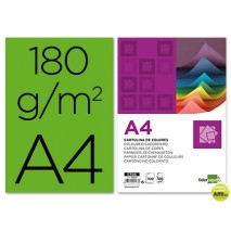 CARTULINA LIDERPAPEL A4 180G/M2 VERDE