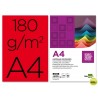CARTULINA LIDERPAPEL A4 180G/M2 ROJO