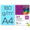 CARTULINA LIDERPAPEL A4 180G/M2 CELESTE