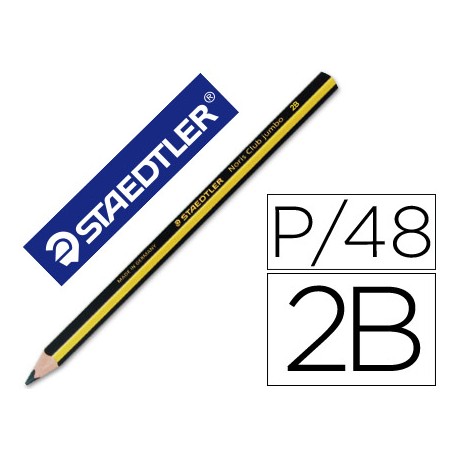 LAPICES DE GRAFITO STAEDTLER TRIPLUS 2B -EXPOSITOR DE 48 UNIDADES