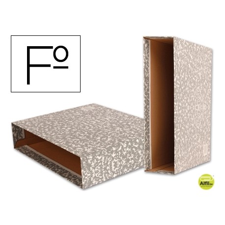 CAJA ARCHIVADOR LIDERPAPEL CLASSIC RED FOLIO GRIS
