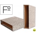 CAJA ARCHIVADOR LIDERPAPEL CLASSIC RED FOLIO GRIS