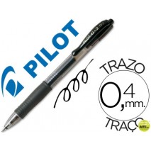 BOLIGRAFO PILOT G-2 NEGRO TINTA GEL -RETRACTIL -SUJECION DE CAUCHO