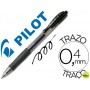 BOLIGRAFO PILOT G-2 NEGRO TINTA GEL -RETRACTIL -SUJECION DE CAUCHO