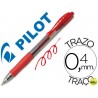 BOLIGRAFO PILOT G-2 ROJO TINTA GEL -RETRACTIL -SUJECION DE CAUCHO