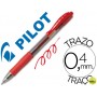 BOLIGRAFO PILOT G-2 ROJO TINTA GEL -RETRACTIL -SUJECION DE CAUCHO