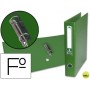 CARPETA DE 2 ANILLAS 40MM MIXTAS LIDERPAPEL FOLIO FORRADO PAPERCOAT CON OLLADO Y TARJETERO COMPRESOR