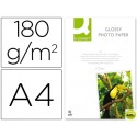 PAPEL Q-CONNECT FOTO GLOSSY -KF01103 DIN A4 -DIGITAL PHOTO -PARA INK-JET -BOLSA DE 20 HOJAS DE 180 G