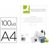 TRANSPARENCIA Q-CONNECT DIN A4KF26066 PARA FOTOCOPIADORA TRATADA DOS CARAS CAJA DE 100