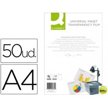 TRANSPARENCIA Q-CONNECT DIN A4DE ALTA CALIDAD KF26074 PARA INK-KET CAJA DE 50
