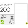 ETIQUETA ADHESIVA Q-CONNECT KF10662 TAMANO 210X148,5 MM FOTOCOPIADORA LASER INK-JET