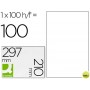 ETIQUETA ADHESIVA Q-CONNECT KF10664 TAMANO 210X297 MM FOTOCOPIADORA LASER INK-JET