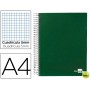 BLOC ESPIRAL LIDERPAPEL A4 MICRO PAPERCOAT TAPA FORRADA 160H 70G CUADRO 5MM 5 BANDAS 4 TALADROS. VER