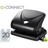 TALADRADOR Q-CONNECT KF01234 NEGRO -ABERTURA 2 MM -CAPACIDAD 20 HOJAS