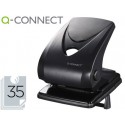 TALADRADOR Q-CONNECT 2 TALADROS -COLOR NEGRO -ABERTURA 3,5 MM PARA 35 HOJAS