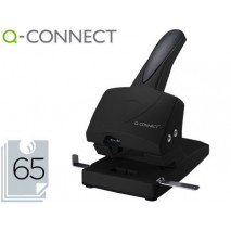 TALADRADOR Q-CONNECT KF01237 NEGRO -ABERTURA 6,5 MM -CAPACIDAD 65 HOJAS