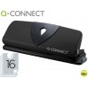 TALADRADOR Q-CONNECT KF01238 NEGRO -4 TALADROS -ABERTURA 1,6 MM -CAPACIDAD 16 HOJAS