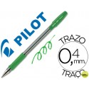 BOLIGRAFO PILOT BPS-GP VERDE -SUJECION DE CAUCHO -TINTA BASE DE ACEITE -CON CAPUCHON