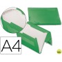 CARPETA BEAUTONE CLASIFICADOR FUELLE 32183 POLIPROPILENO DIN A4 VERDE SERIE FROSTY 13 DEPARTAMENTOS