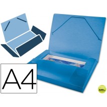 CARPETA BEAUTONE PORTADOCUMENTOS 36852 POLIPROPILENO DIN A4 AZUL SERIE FROSTY LOMO 25 MM