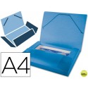 CARPETA BEAUTONE PORTADOCUMENTOS 36852 POLIPROPILENO DIN A4 AZUL SERIE FROSTY LOMO 25 MM