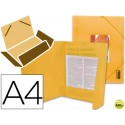 CARPETA BEAUTONE GOMAS SOLAPAS34981 POLIPROPILENO DIN A4 NARANJA SERIE FROSTY