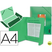 CARPETA BEAUTONE GOMAS SOLAPAS34983 POLIPROPILENO DIN A4 VERDE SERIE FROSTY
