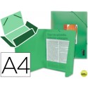 CARPETA BEAUTONE GOMAS SOLAPAS34983 POLIPROPILENO DIN A4 VERDE SERIE FROSTY