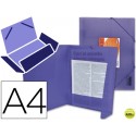 CARPETA BEAUTONE GOMAS SOLAPAS34986 POLIPROPILENO DIN A4 VIOLETA SERIE FROSTY