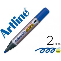 ROTULADOR ARTLINE MARCADOR PERMANENTE 170 AZUL -PUNTA REDONDA 2MM -ANTISECADO