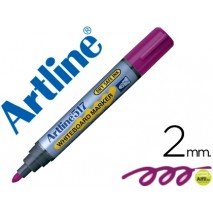 ROTULADOR ARTLINE PIZARRA EK-517 VIOLETA -PUNTA REDONDA 2 MM -TINTA DE BAJO OLOR