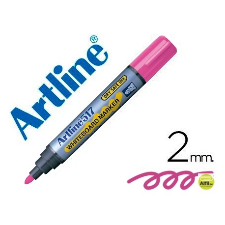 ROTULADOR ARTLINE PIZARRA EK-517 ROSA -PUNTA REDONDA 2 MM -TINTA DE BAJO OLOR
