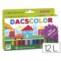LAPICES CERA DACSCOLOR CAJA DE 12 COLORES