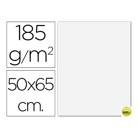 CARTULINA GUARRO BLANCA -50X65 CM -185 GR