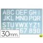 PLANTILLA ROTULACION 1600 -LETRAS Y NUMEROS DE 30 MM
