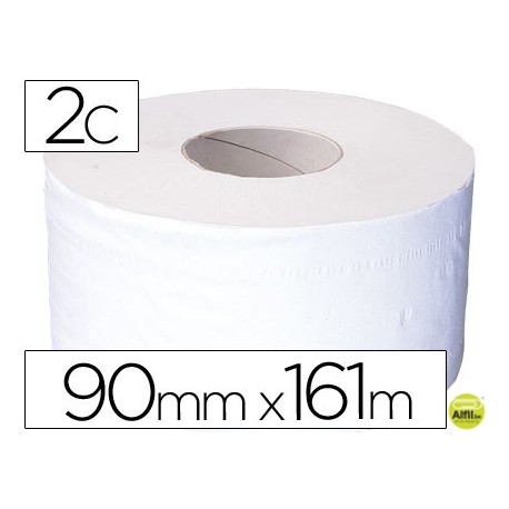 PAPEL HIGIENICO JUMBO 2/C BLANCO-MANDRIL DE 62,5 MM -PARA DISPENSADOR 325