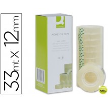 CINTA ADHESIVA Q-CONNECT 33 MT X 12 MM