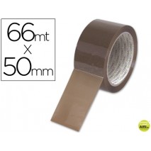 CINTA ADHESIVA Q-CONNECT POLIPROPILENO HAVANA 66 MT X 50 MM -PARA EMBALAJE
