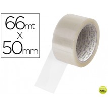 CINTA ADHESIVA Q-CONNECT POLIPROPILENO TRANSPARENTE 66 MT X 50 MM -PARA EMBALAJE