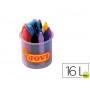 LAPICES CERA JOVICOLOR -BOTE DE 16 COLORES