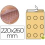 SOBRE BURBUJAS CREMA Q-CONNECT E/2 220X260 MM