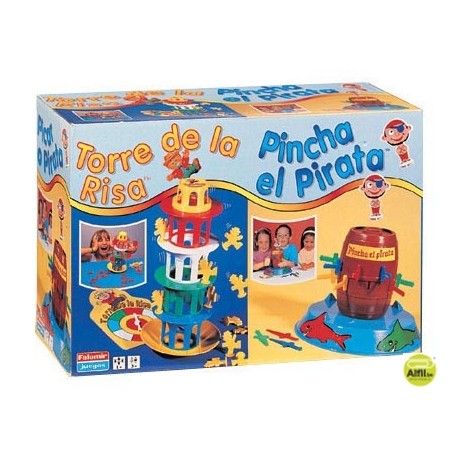 JUEGOS DE MESA FALOMIR -TORRE DE LA RISA + PINCHAPIRATA