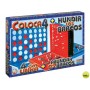 JUEGOS DE MESA FALOMIR -CUATRO EN LINEA + ATAQUE NAVAL