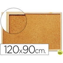 PIZARRA CORCHO Q-CONNECT 120X90 CM MARCO DE MADERA
