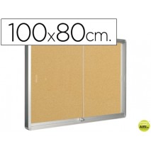 VITRINA DE ANUNCIOS Q-CONNECT MARCO DE ALUMINIO 100X80 CM