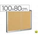 VITRINA DE ANUNCIOS Q-CONNECT MARCO DE ALUMINIO 100X80 CM