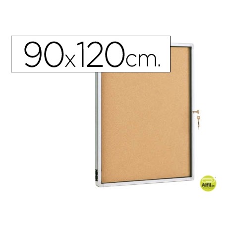 VITRINA DE ANUNCIOS Q-CONNECT MARCO DE ALUMINIO 120X90 CM