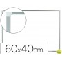 PIZARRA BLANCA Q-CONNECT MELAMINA MARCO DE ALUMINIO 60X40 CM