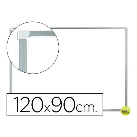 PIZARRA BLANCA Q-CONNECT MELAMINA MARCO DE ALUMINIO 120X90 CM